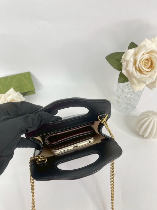 【分期0利率】GUCCI MARMONT 鏈條手機包【9成新】 