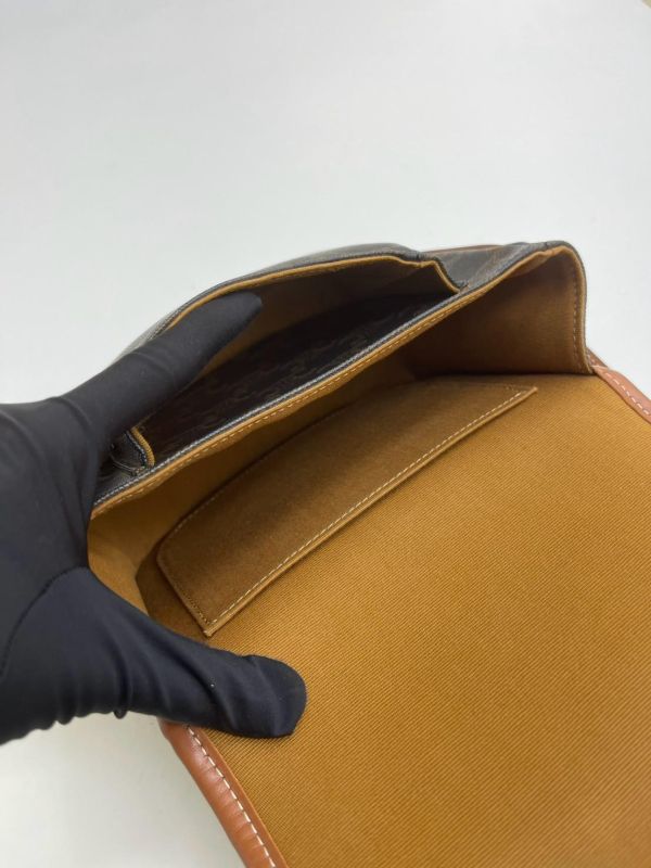 【95成新】CELINE Triomphe帆布中型Folco手袋 