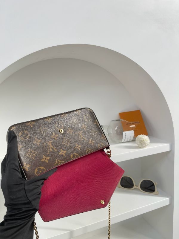【分期0利率】 LV LV Félicie Pochette 舊款老花三合一 (非絨布內裡)【9成新】 