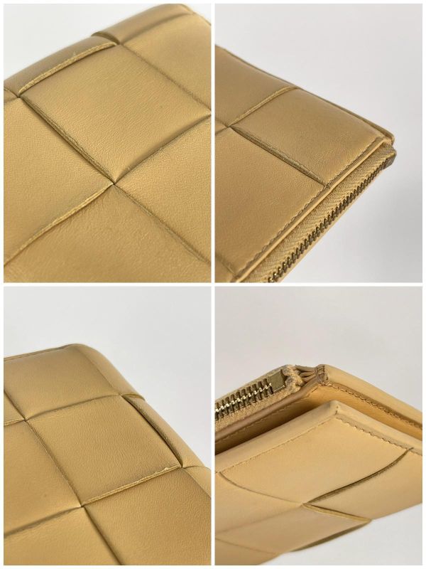 【85成新】BV 大編織對開零錢短夾 