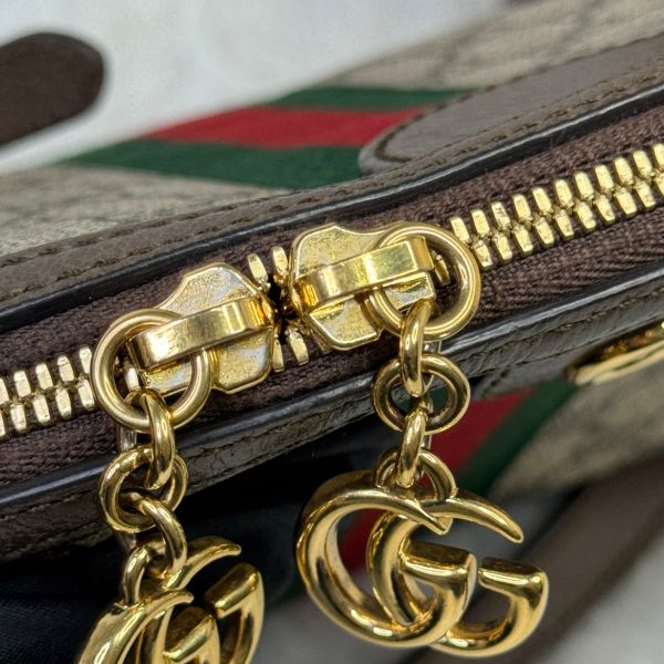 【9成新】【12期0利率】 GUCCI 經典Ophidia系列 GG Supreme 貝殼包 