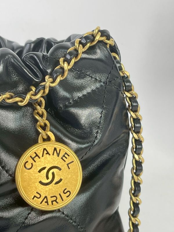 【95成新】CHANEL 22 迷你束口包 