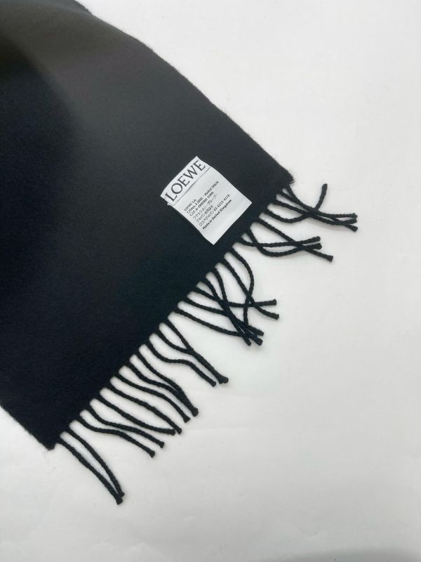 【99成新】Loewe 羊毛與喀什米爾口袋圍巾 
