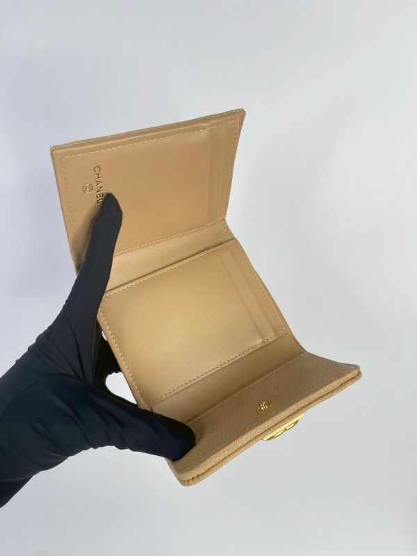 【99成新】CHANEL  BOY 三折短夾 