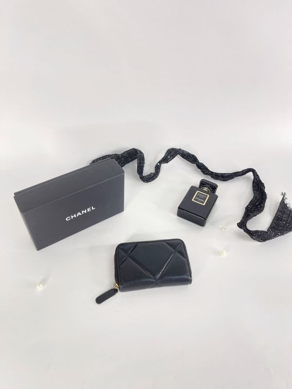 【分期0利率】CHANEL 19 拉鍊零錢包【9成新】 