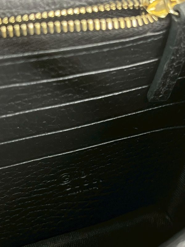 【分期0利率】GUCCI 荔枝皮雙G WOC【85成新】