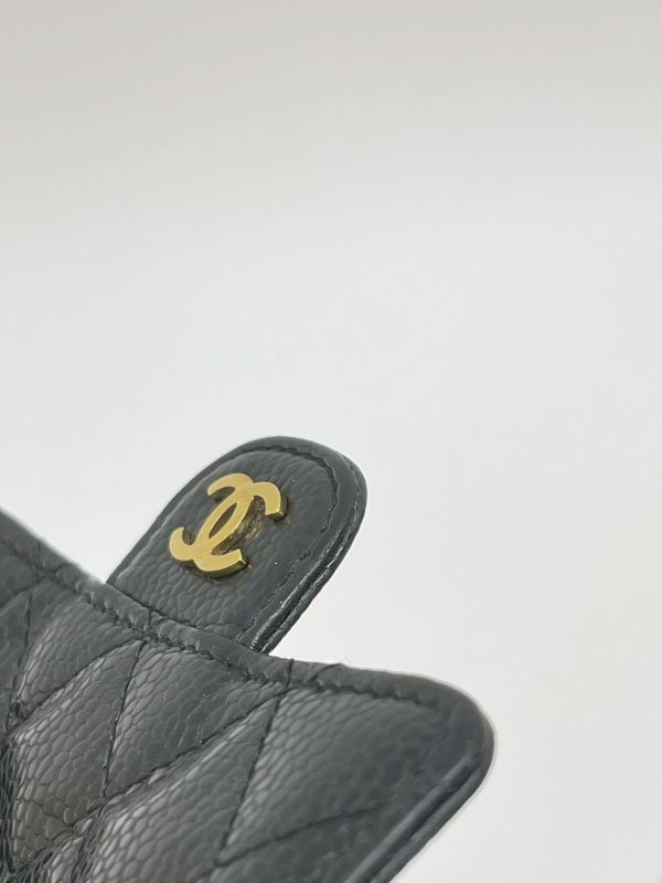 【9成新】CHANEL COCO 牛皮零錢卡包 
