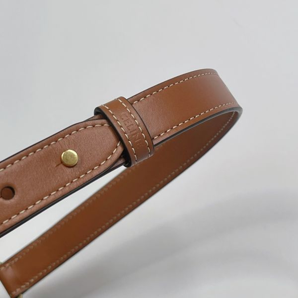 【12期0利率】CELINE AVA TRIOMPHE標誌印花牛皮革中號手袋【全新閒置】 