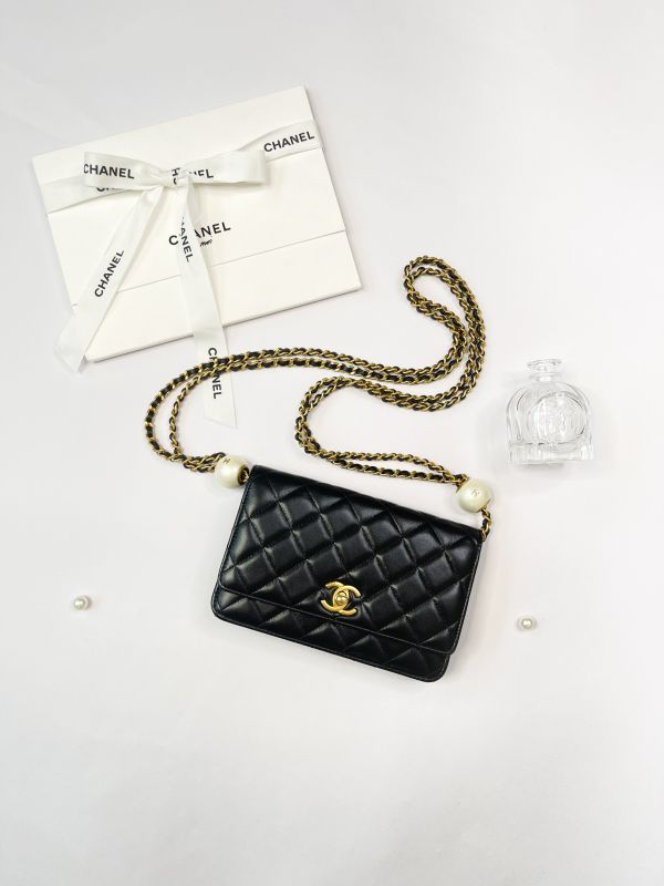 【95成新】CHANEL 24S 雙湯圓 WOC 