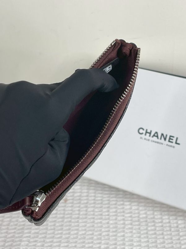 【分期0利率】CHANEL 一字拉鍊零錢包【未使用閒置品】 