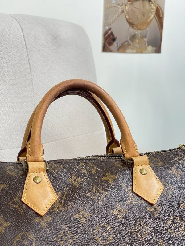 【分期0利率】LV SPEEDY 30 經典Monogram手提波士頓包【8成新】 