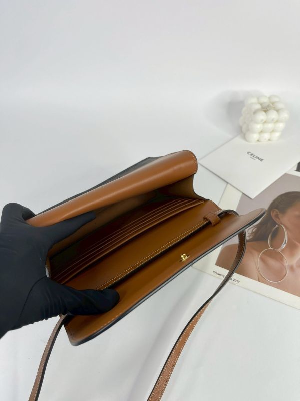 【9成新】CELINE TRIOMPHE凱旋門 STRAP WOC 