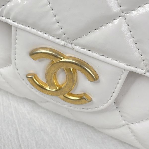 【12期0利率】CHANEL 油蠟皮天貓長背帶HOBO 中號【23年1月北京購證】【95成新】 