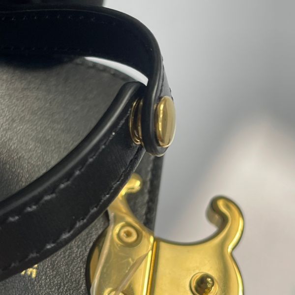 【12期0利率】CELINE CLAUDE亮澤牛皮革迷你手袋 【99成新】 