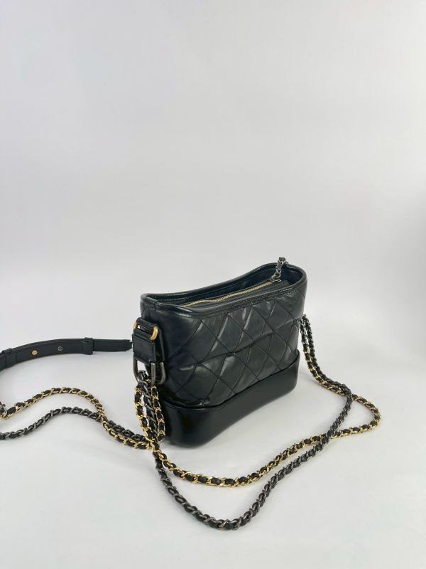 【85成新】CHANEL Gabrielle hobo 流浪包小號 