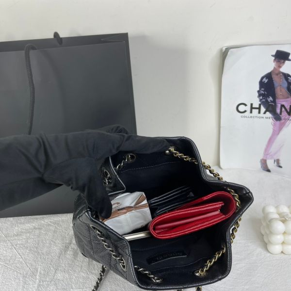 【12期0利率】CHANEL Gabrielle 後背包【18年4月台灣購證】【9成新】 