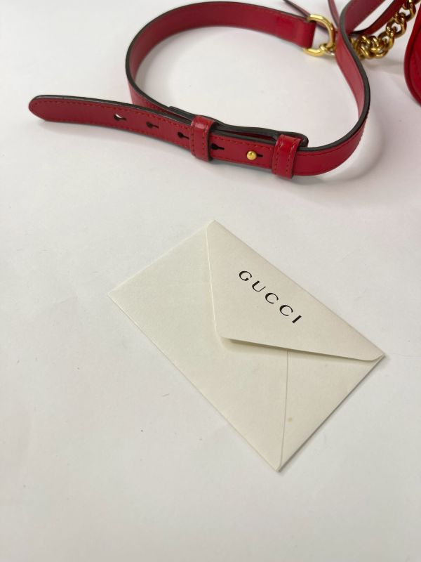 【分期0利率】GUCCI Marmont 相機包紅金【85成新】 