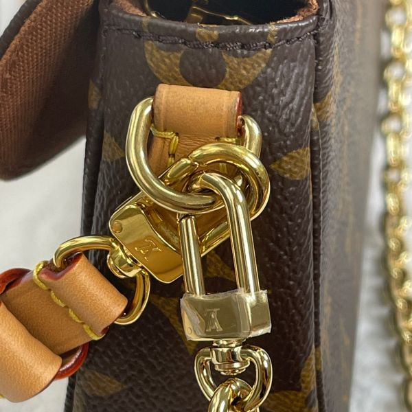 【12期0利率】LV Wallet on Chain Ivy 【99成新】台灣23年購證 