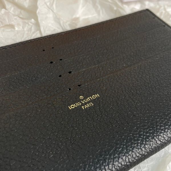 【9.9成新】【12期0利率】LV 對皮革比色子母三合一黑/奶字-舊款，非絨布 