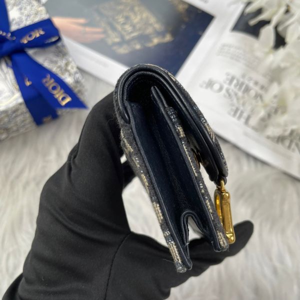 【12 期0利率】DIOR二手Saddle 老花卡片套【95成新】 
