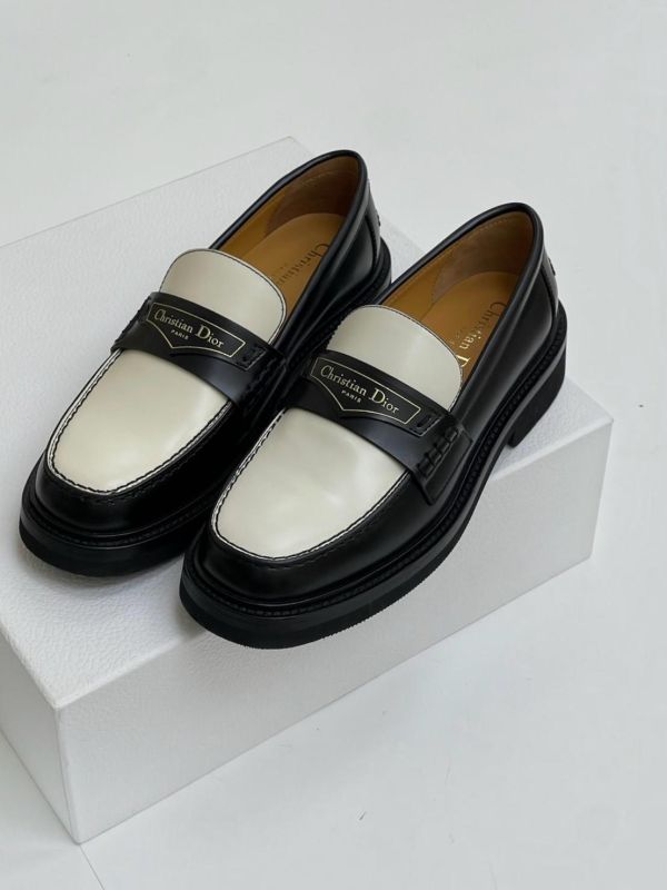【未使用閒置品】DIOR Christian Dior Boy 撞色樂福鞋 