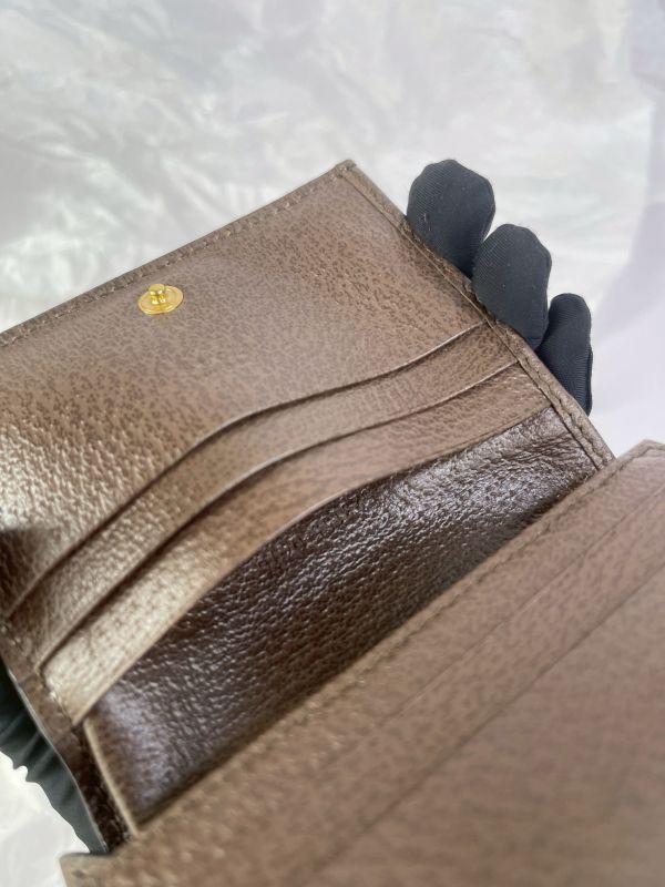 【95成新】GUCCI OPHIDIA GG零錢對開短夾 