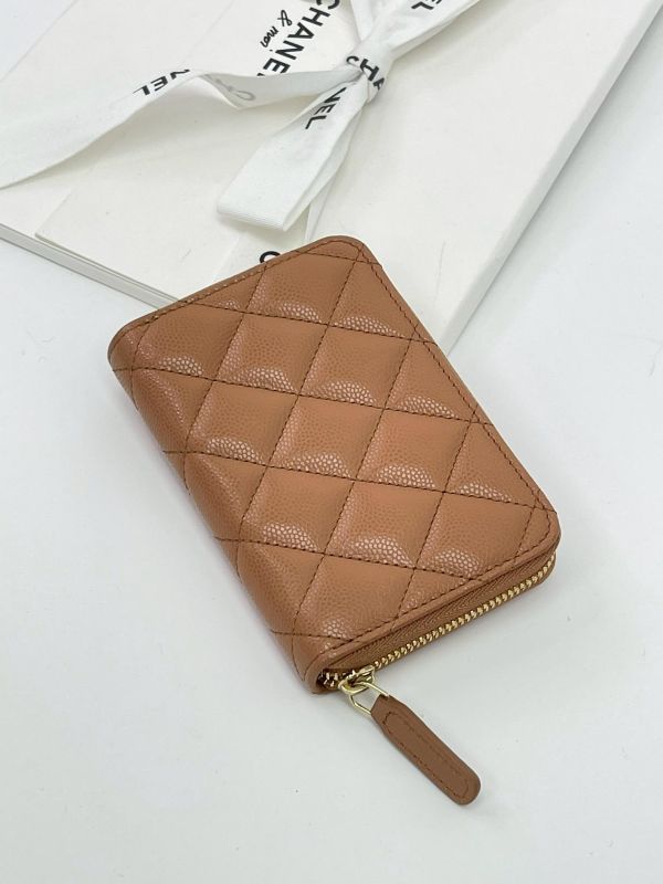 【全新品】CHANEL 25B 大型拉鍊零錢卡包 