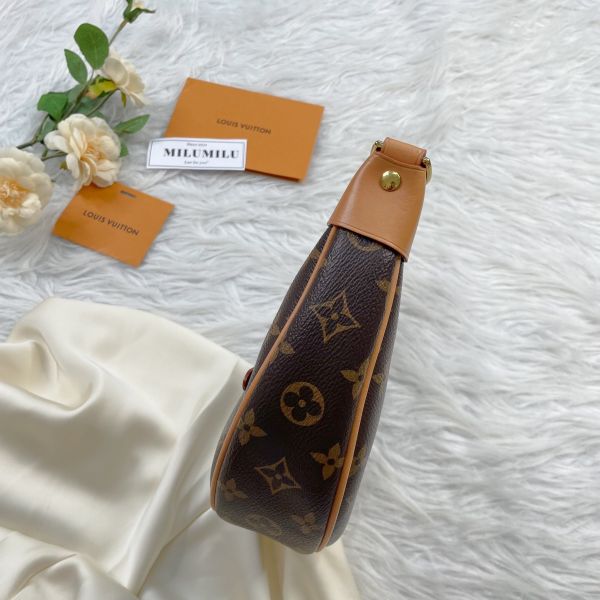 【12期0利率】LV  Loop 老花半月包【95成新】 