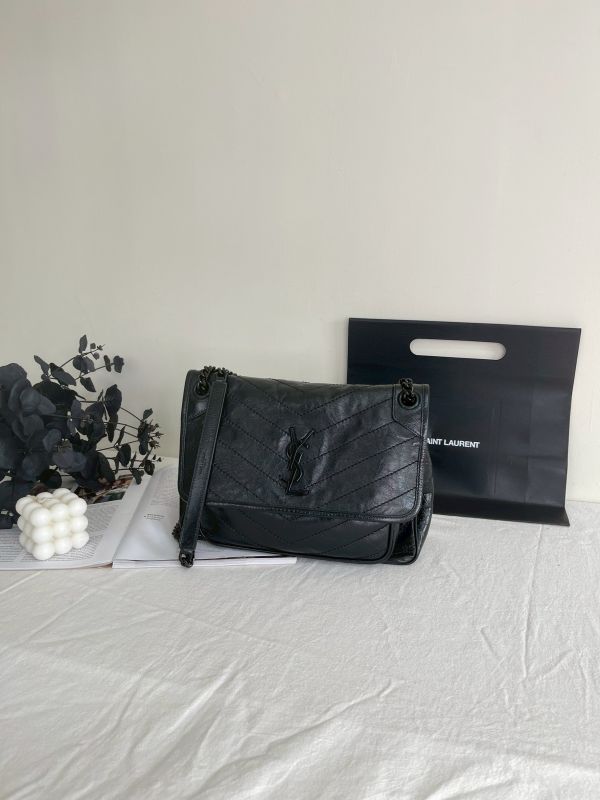 【分期0利率】YSL NIKI 中號 SO BLCAK【95成新】 