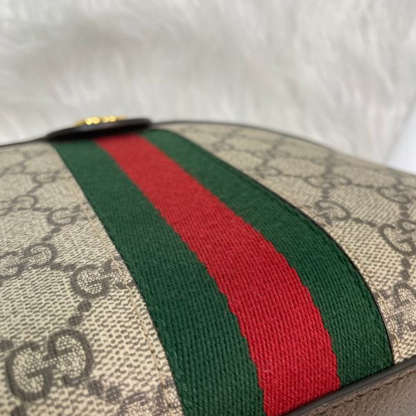 【9.5成新】【12期0利率】GUCCI 經典Ophidia系列 GG Supreme 貝殼包 