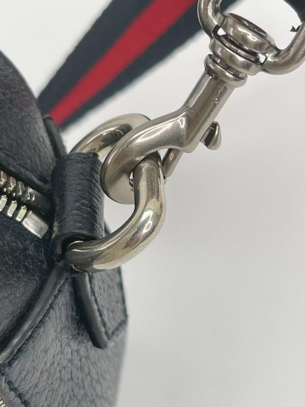 【95成新】GUCCI GG Supreme 帆布印花織帶相機包 