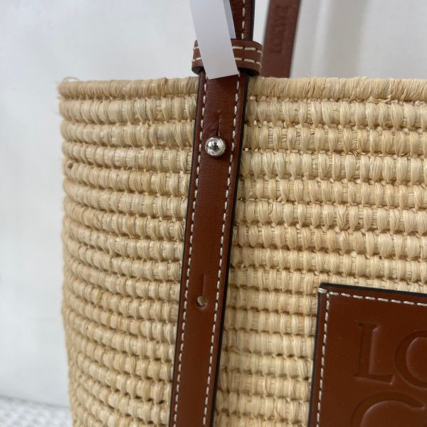【12期0利率】LOEWE 手提肩背草編包【9成新】 