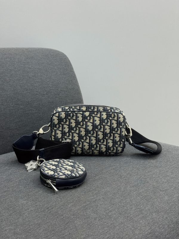 【99成新】DIOR Oblique 二合一斜背包 