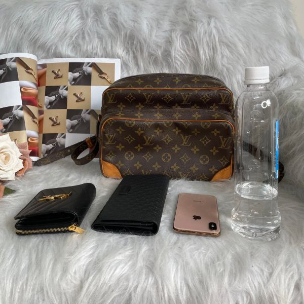 【85成新】【12期0利率】LV Nile Crossbody雙層大型相機包 M45244 