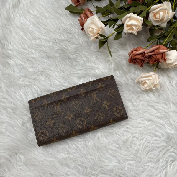 【12期0利率】LV Sarah 老花信封長夾【全新品】【現金價21000】 