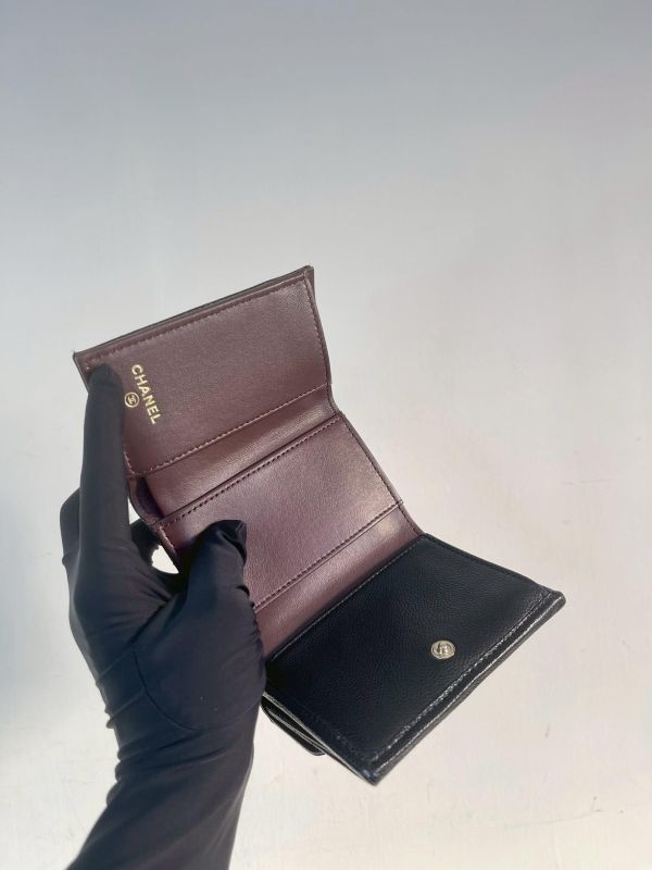 【95成新】CHANEL 26S COCO迷你雙層三折短夾 