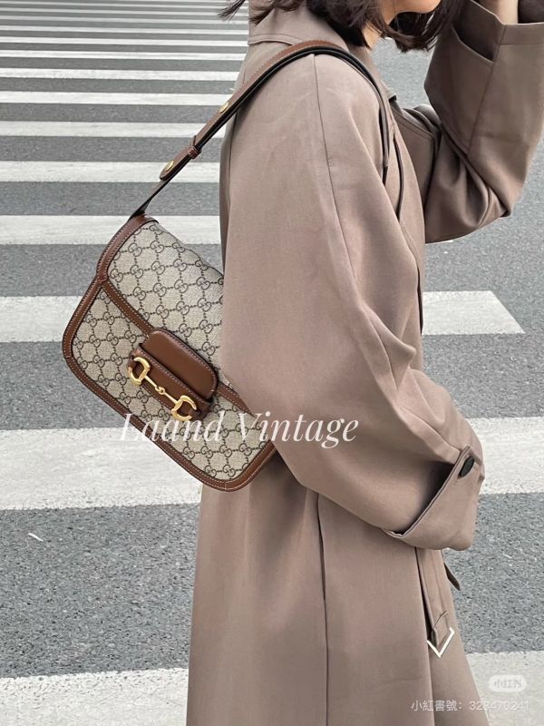 【12期0利率】GUCCI Horsebit 1955小型肩揹袋【95成新】 
