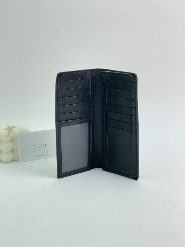 【85成新】GUCCI Guccissima GG壓紋對開長夾 
