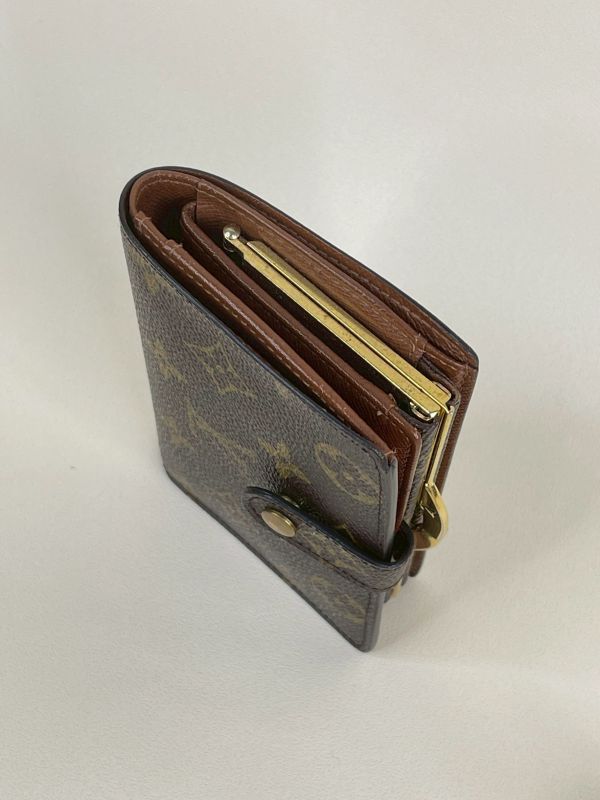 【分期0利率】LV VTG老花零錢蝴蝶扣中夾【85成新】 