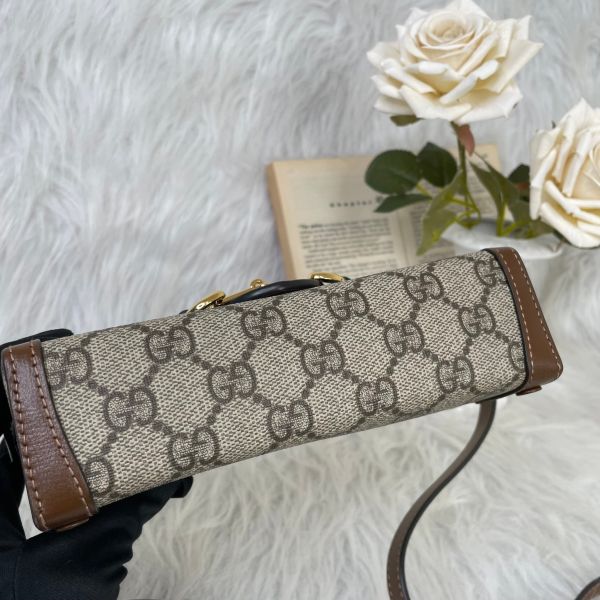 【95成新】【12期0利率】Gucci 馬銜扣 1955 迷你包 