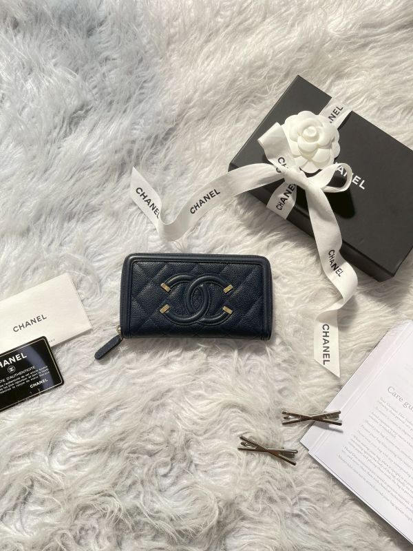 【分期0利率】CHANEL VANITY 拉鍊中夾【9成新】 