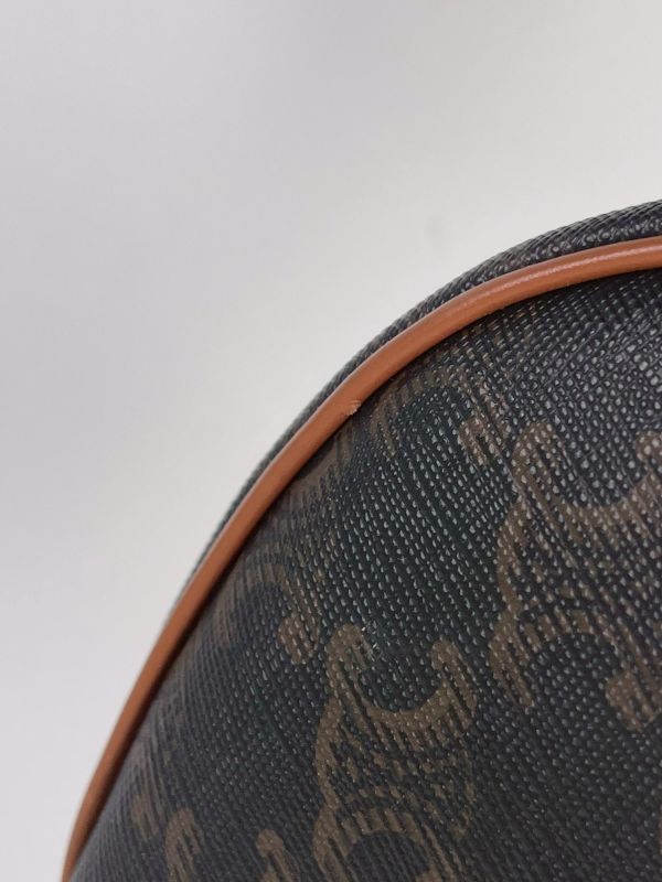 【9成新】CELINE AVA 標誌印花牛皮革手袋 