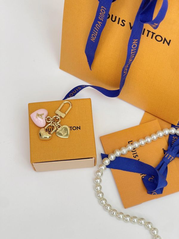 【全新品】LV Micro Charms LV Heart 鑰匙圈 