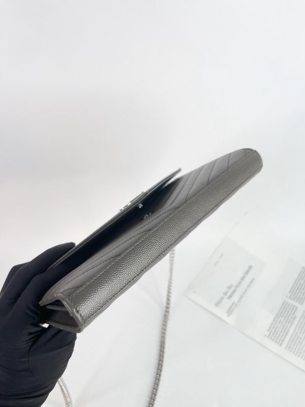 【99成新】YSL WOC 魚子醬鍊包 22.5CM 