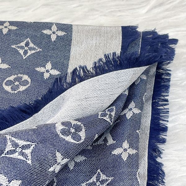 【12期0利率】LV Monogram Denim 披肩【99成新】 