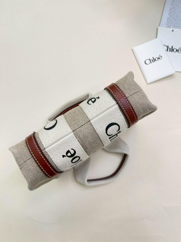 【9成新】CHLOE WOODY TOTE 迷你 棕 