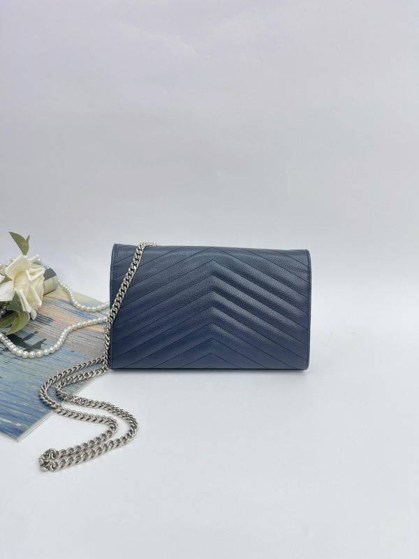 【9成新】YSL WOC 魚子醬鍊包 22.5CM 