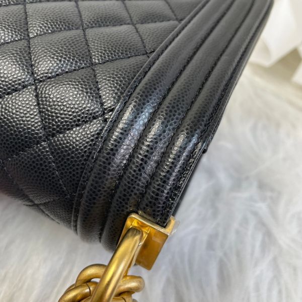 【12期0利率】CHANEL BOY 25口蓋包 【95成新】 