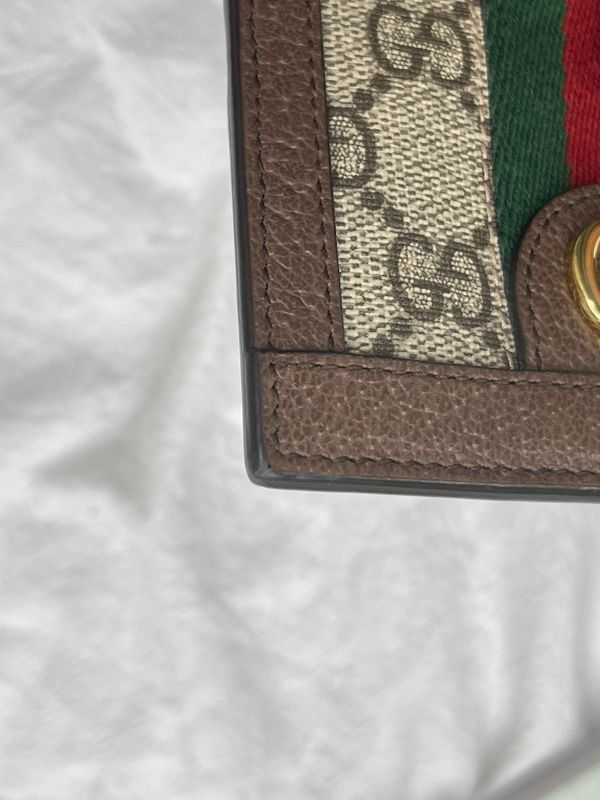 【分期0利率】GUCCI OPHIDIA GG零錢對開短夾【95成新】 