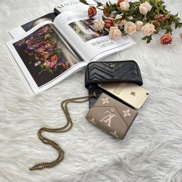 【12期0利率】GUCCI GG MARMONT迷你翻蓋單肩包【9成新】 